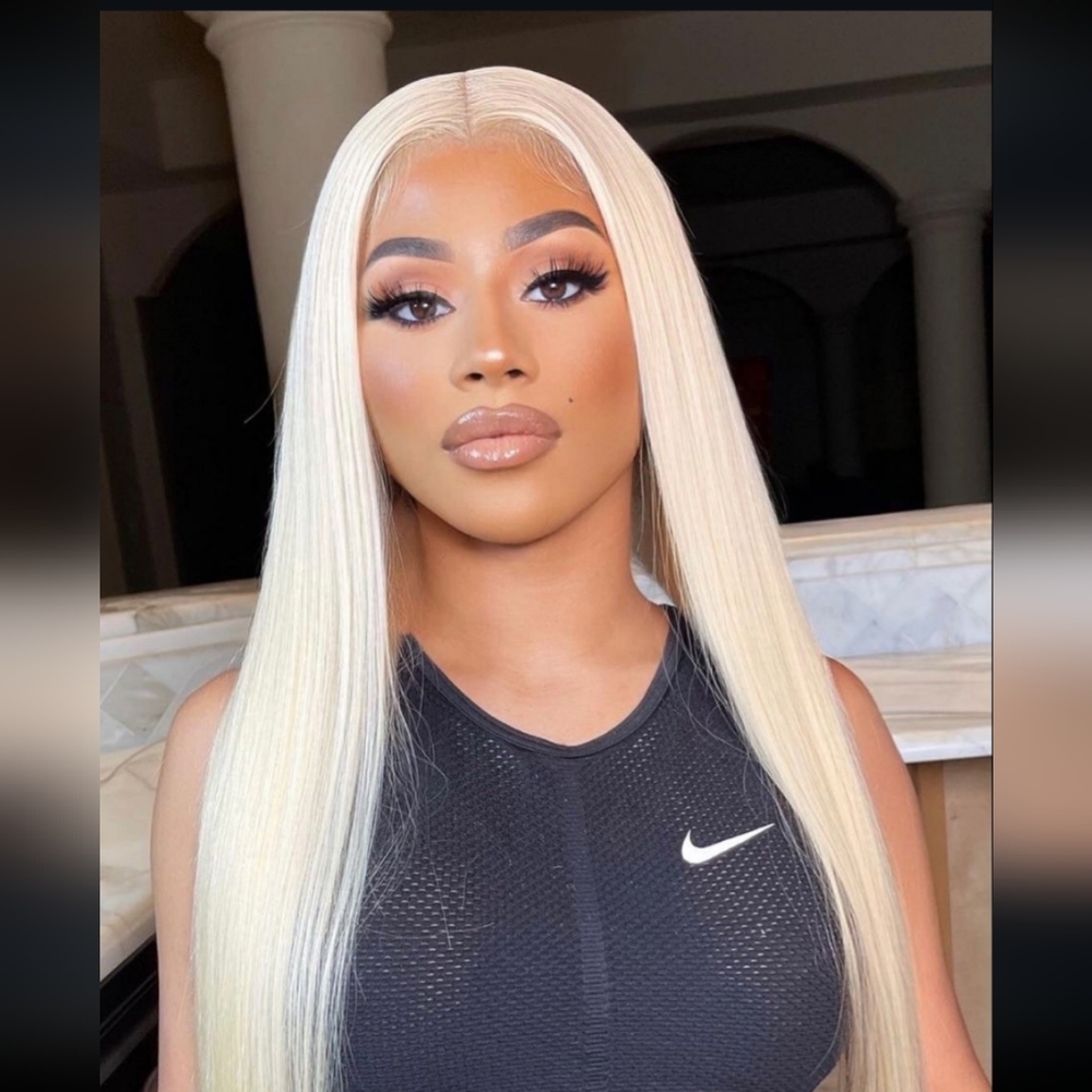 -Human Hair Lace Wig